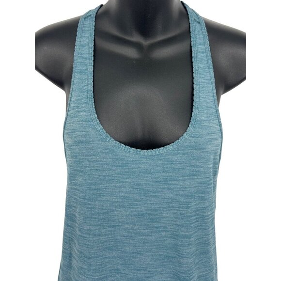 Lululemon Women Racerback Tank Top Blue Heather Small S Athletic Sleeveless EUC - Picture 2 of 7